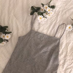 Forever 21 Grey ribbed tank